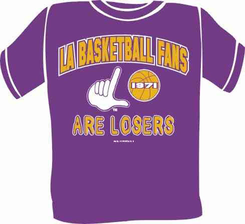 Sample Team Loser Tee LA Basketball