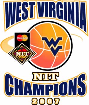 West Virginia 2007 NIT Tournament Champions tee shirts...order YOURS now!